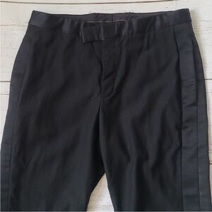 Men Gucci Black Tuxedo Dress Pants